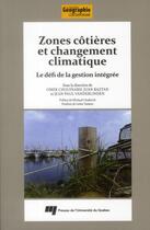 Couverture du livre « Zones côtières et changement climatique » de  aux éditions Pu De Quebec