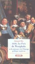 Couverture du livre « 1648 la paix de westphalie » de Arnaud Blin aux éditions Complexe