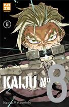 Couverture du livre « Kaiju n°8 Tome 6 » de Naoya Matsumoto aux éditions Crunchyroll