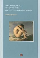 Couverture du livre « Déni des valeurs, valeur du déni dans le bel antonio de vitaliano brancati » de Alain Sarrabayrouse aux éditions Uga Éditions