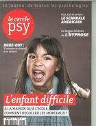 Couverture du livre « Le cercle psy n 20 les enfants difficiles mars 2016 » de  aux éditions Sciences Humaines