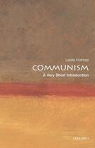 Couverture du livre « Communism: a very short introduction » de Holmes Leslie aux éditions Editions Racine