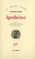 Couverture du livre « Apotheose » de Ferdinando Camon aux éditions Gallimard