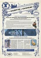 Couverture du livre « Le château des animaux ; la gazette du château n.6 » de La Gazette Des Animaux Collectif aux éditions Casterman