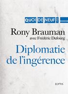 Couverture du livre « Diplomatie de l'ingérence » de Rony Brauman aux éditions Elytis