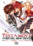 Couverture du livre « The testament of sister new devil Tome 1 » de Tetsuto Uesu et Miyakokasiwa et Nekosuke Okuma aux éditions Delcourt