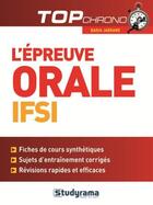 Couverture du livre « L'épreuve orale IFSI » de Badia Jabrane aux éditions Studyrama