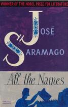 Couverture du livre « All the names » de Jose Saramago aux éditions Editions Racine