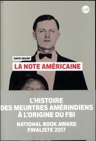 Couverture du livre « La note américaine » de David Grann aux éditions Editions Globe