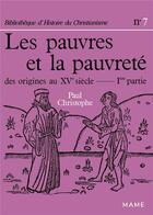 Couverture du livre « Les pauvres et la pauvrete » de Paul Christophe aux éditions Mame