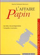 Couverture du livre « L'affaire papon » de Sophie Darblade aux éditions De Vecchi