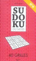 Couverture du livre « Sudoku du mois de juin » de Ripert aux éditions De Vecchi