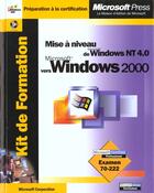Couverture du livre « Kit De Formation Microsoft Windows 2000 » de Microsoft Corporation aux éditions Microsoft Press