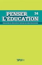 Couverture du livre « Penser l'education, n 34 » de  aux éditions Pu De Rouen