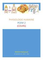 Couverture du livre « Physiologie humaine PCEM2 ; cours » de Mohamed Dogui aux éditions Librinova