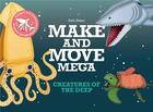 Couverture du livre « Make and move mega: creatures of the deep » de Sato Hisao aux éditions Laurence King