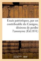 Couverture du livre « Essais patriotiques » de  aux éditions Hachette Bnf