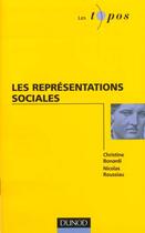 Couverture du livre « Les representations sociales » de Bonardi/Roussiau aux éditions Dunod