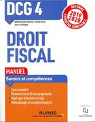 Couverture du livre « DCG 4 - droit fiscal ; manuel ; réforme expertise comptable (édition 2019/2020) » de Gonthier-Besacier aux éditions Dunod