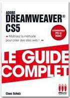 Couverture du livre « Dreamweaver CS5 » de Claus Schultz aux éditions Micro Application