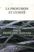 Couverture du livre « Profusion et l unite » de  aux éditions Pu De Perpignan