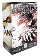 Couverture du livre « L'attaque des titans : coffret Tomes 27 à 30 » de Hajime Isayama aux éditions Pika