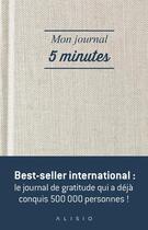 Couverture du livre « Mon journal 5 minutes » de  aux éditions Alisio