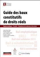 Couverture du livre « Baux à long terme constitutifs de droits réels » de Isodro Perez Mas aux éditions Le Moniteur