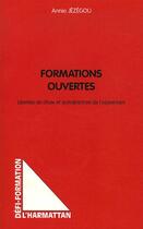 Couverture du livre « Formations ouvertes » de Annie Jezegou aux éditions Editions L'harmattan