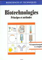 Couverture du livre « Biotechnologies » de Larpent aux éditions Doin