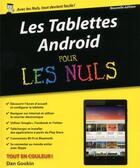 Couverture du livre « Les tablettes Android pour les nuls » de Dan Gookin aux éditions First Interactive