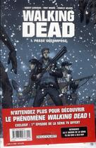 Couverture du livre « Walking dead t.1 » de Charlie Adlard et Robert Kirkman aux éditions Delcourt