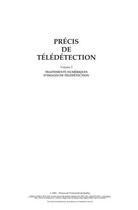 Couverture du livre « Précis de télédétection t.3 ; traitements numériques d'images de télédétection » de Regis Caloz et Claude Collet aux éditions Presses De L'universite Du Quebec