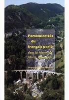 Couverture du livre « Particularites du francais parle dans la region de morez, haut-jura » de Robez-Ferraris aux éditions Uga Éditions