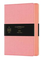 Couverture du livre « Agenda journalier grand format harris rose » de Castelli aux éditions Castelli Milano