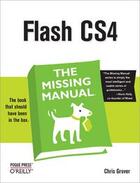 Couverture du livre « Flash CS4 ; the missing manual » de Chris Grover aux éditions O'reilly Media