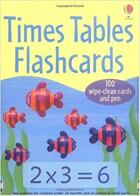 Couverture du livre « Times tables flashcards » de Felicity Brooks aux éditions Usborne