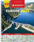 Couverture du livre « Atlas europe 2022 » de Collectif Michelin aux éditions Michelin