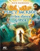 Couverture du livre « Percy Jackson Tome 6 : Percy Jackson et les dieux grecs » de Rick Riordan aux éditions Albin Michel Jeunesse