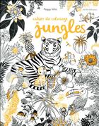 Couverture du livre « Cahier de coloriage jungles » de Peggy Nille aux éditions Actes Sud Junior