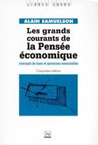 Couverture du livre « Grands courants de la pensee economique (les) » de Samuelson A aux éditions Pu De Grenoble