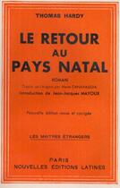 Couverture du livre « Le retour au pays natal » de Thomas Hardy aux éditions Nel