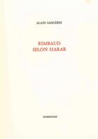 Couverture du livre « Rimbaud selon harar » de Alain Sancerni aux éditions Dumerchez