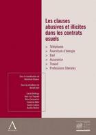 Couverture du livre « Les clauses abusives et illicites dans les contrats usuels » de Benedicte Kohl aux éditions Anthemis