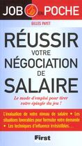 Couverture du livre « Reussir Votre Negociation De Salaire » de Payet Gilles aux éditions First