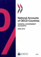 Couverture du livre « National Acounts Of Ocde Countries, General Government Accounts 2013 » de Ocde aux éditions Ocde