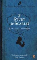 Couverture du livre « Sherlock Holmes t.1 ; a study in Scarlet » de Arthur Conan Doyle aux éditions Adult Pbs