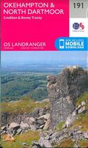 Couverture du livre « Okehampton and north dartmoor » de  aux éditions Ordnance Survey