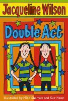 Couverture du livre « Double Act » de Jacqueline Wilson aux éditions Rhcb Digital