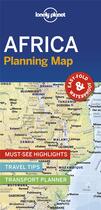 Couverture du livre « Africa planning map 1ed -anglais- » de  aux éditions Lonely Planet France